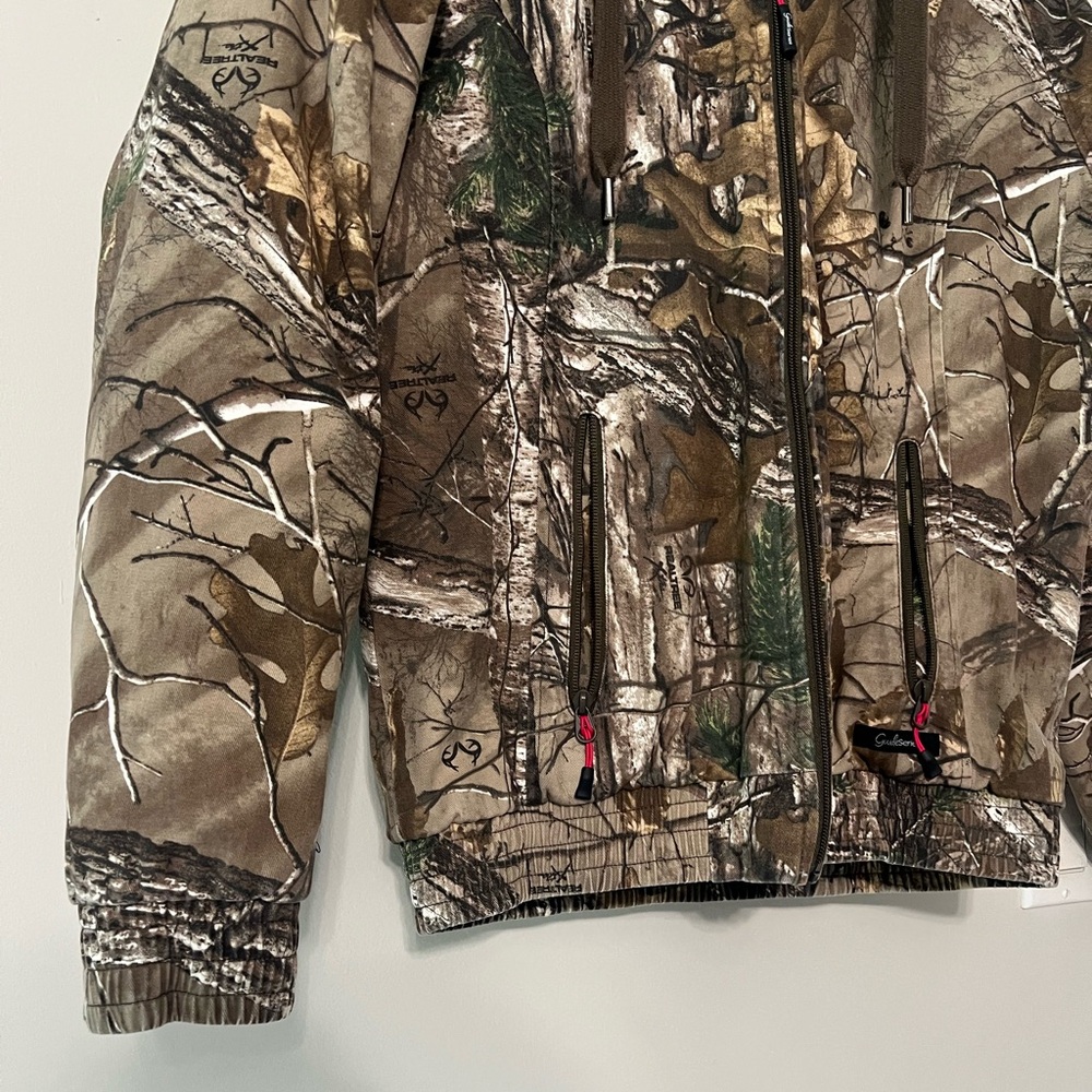 Women’s Hunting Camouflage Hooded Jacket Gander Mountain Guide Series Realtree - Picture 5 of 10